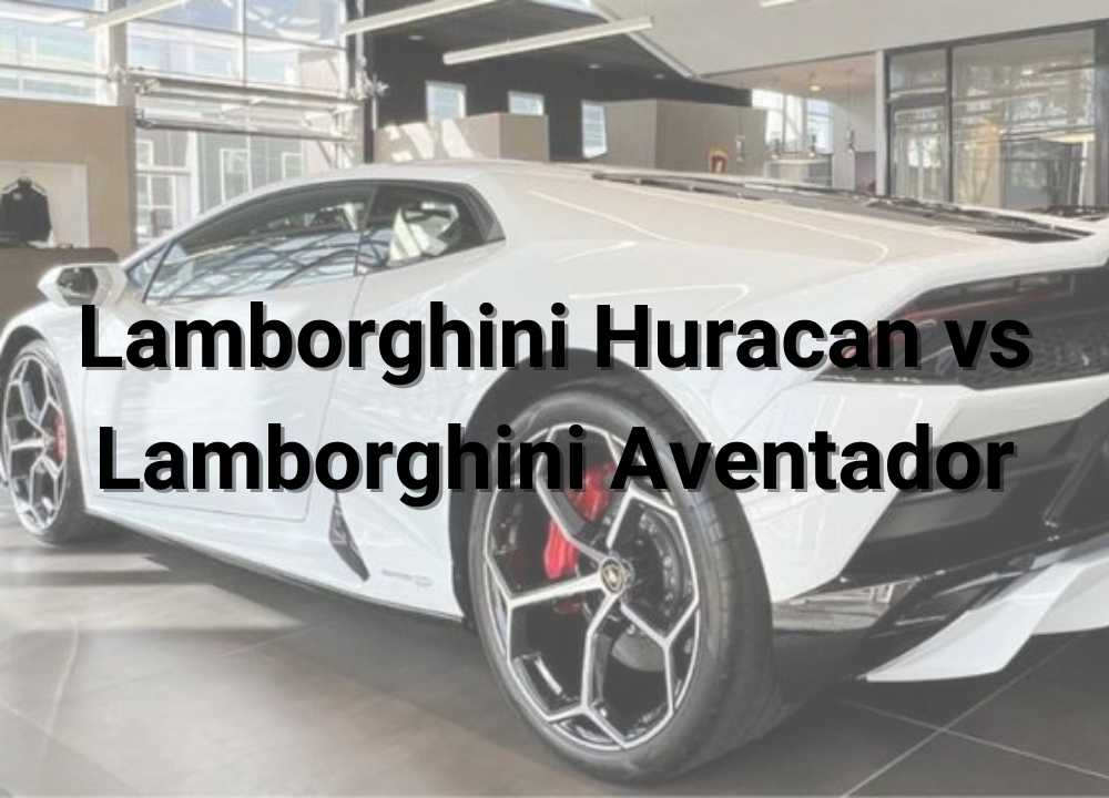 Huracan vs Aventador - Lamborghini Hire Melbourne